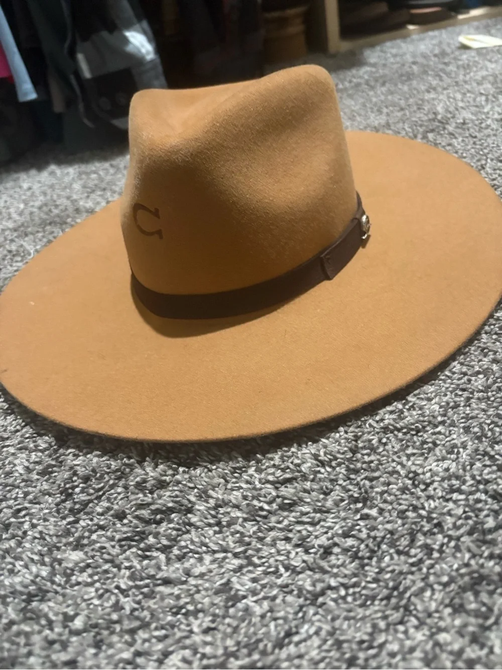 Charlie 1 horse Highway jr hat tan